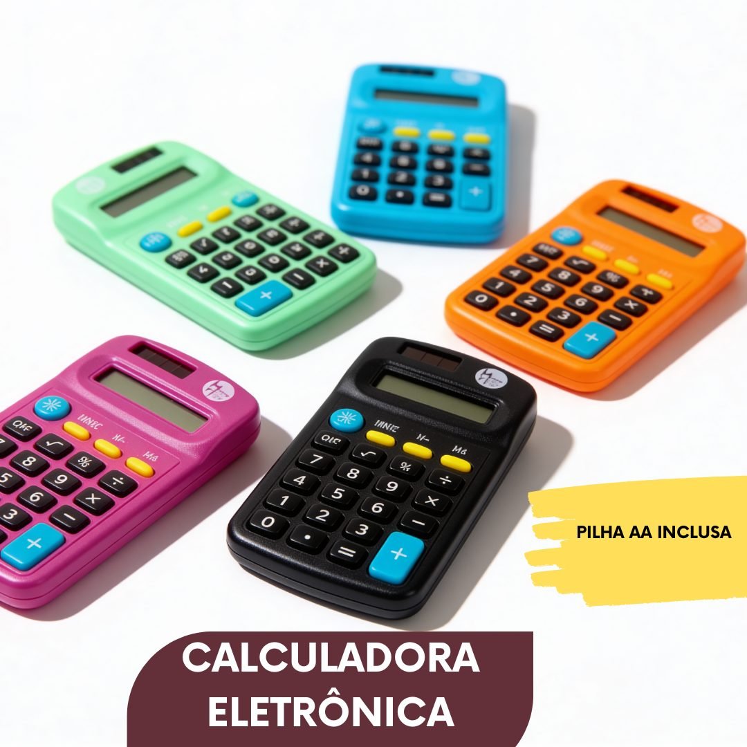 Calculadora simples colorida